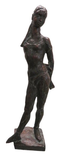 Datei:Mädchen 1 LoreFriedrichGronau Bronze.jpg