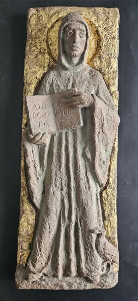 Datei:Relief Majolika Benedikt LFG.jpg